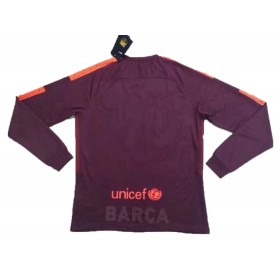 Fotballdrakt FC Barcelona Tredjetrøye 2017-2018 Langermet